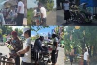 Pimpinan Redaksi Detikzone.id saat turun langsung membagikan paket sembako dalam program “Berbagi Setiap Hari” di Kabupaten Sumenep.