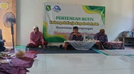 Para kepala sekolah se-Kecamatan Pasongsongan saat mengikuti pertemuan rutin bulanan di SDI Al Wildan, Montorna