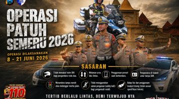 Helm, SIM, dan Knalpot Brong Jadi Bidikan Operasi Patuh Semeru 2026 di Sumenep