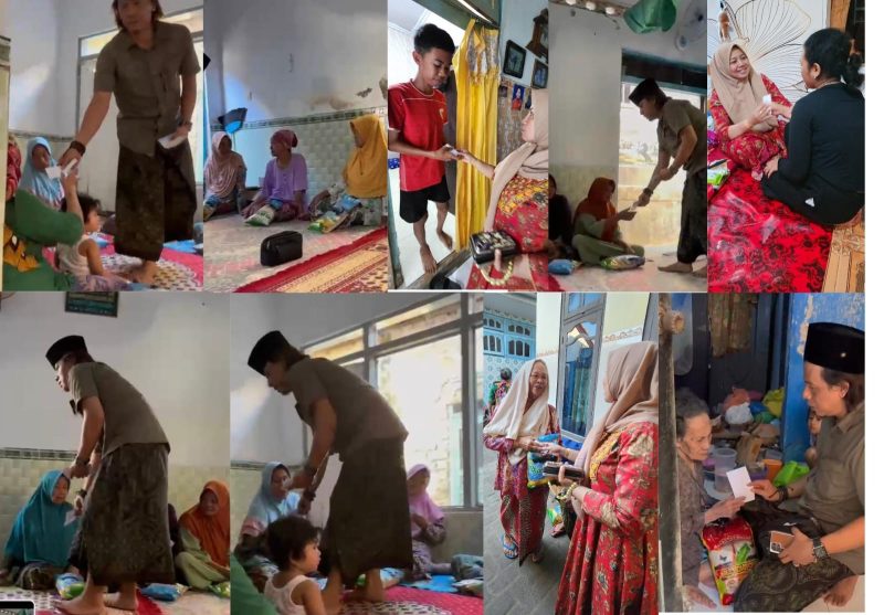 Pemimimpin Detikzone.id menyalurkan santunan kepada janda tua dan anak yatim di Kampung Benteng, Desa Panaongan, Kabupaten Sumenep melalui Program Sedekah Setiap Hari dan Jumat Berkah, dengan pola penyaluran langsung dan door to door sebagai wujud kepedulian sosial.
