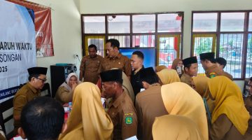 Baru Dilantik Jadi Ketua LKNU MWC NU Pasongsongan, Agus Sugianto Langsung Dampingi Monitoring BKPSDM Sumenep untuk PPPK Paruh Waktu