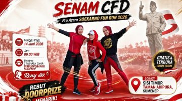Satu Gerakan, Seribu Semangat: Senam CFD Meriahkan Pra-Acara Soekarno Fun Run 2026
