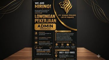 PT Singo Pakso Jaya Abadi Buka Lowongan Admin Perempuan, Kesempatan Emas bagi Pencari Kerja di Pamekasan