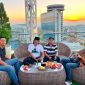 Fauzi AS saat bersama tim media di Hotel Platinum Surabaya dalam agenda silaturahmi dan diskusi 
