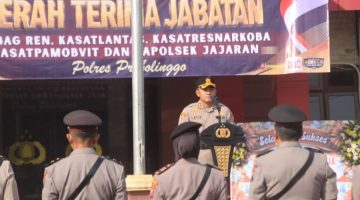 Mutasi Besar-besaran di Polres Probolinggo, Sejumlah Kasat dan Kapolsek Berganti