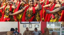 Rapat koordinasi Festival Paseser Pasongsongan Paseser Patongtongan 2026 di SDN Pasongsongan I, membahas kesiapan pelaksanaan tari kolosal 757 penari tongtong pelajar di Pelabuhan Pasongsongan. Tampak panitia bersama Komandan Musik Tongtong dan Kepala SDN Pasongsongan I Mariyatul Qiptiyah mematangkan persiapan agenda budaya tersebut.