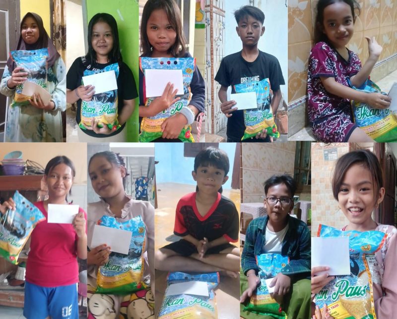 Ket foto: Momentum Tahun Baru Islam dimanfaatkan Detikzone.id untuk berbagi kebahagiaan dengan anak yatim. Santunan tersebut merupakan bagian dari Program Berbagi Setiap Hari yang telah berjalan selama 16 hari berturut-turut.
