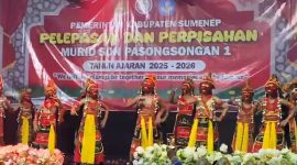 Pelepasan siswa kelas VI SDN Pasongsongan 1 jadi panggung ekspresi dan unjuk bakat siswa, mulai dari Tari Topeng Dalang, drama musikalisasi, hingga penampilan gamelan.