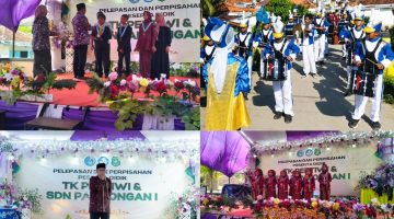 Drumband SDN Panaongan I Sumenep Padati Jalan Desa, Pelepasan Siswa Berlangsung Meriah dan Mengharukan
