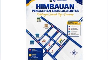Polres Sumenep Atur Ritme Kota, Sambut Kepulangan Jamaah Haji