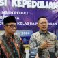 Founder Bani Insan Peduli (BIP) Foundation, H. Ali Zainal Abidin, saat memberikan keterangan kepada wartawan usai kegiatan di Lapas Kelas IIA Pamekasan, Sabtu (20/6/2026), terkait komitmen gerakan kemanusiaan dan pesan untuk warga binaan agar menjadikan masa pembinaan sebagai titik muhasabah menuju kehidupan yang lebih baik.