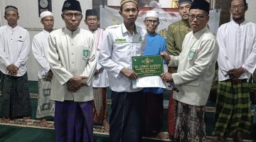 Lailatul Ijtima’ PRNU Patarselamat Dirangkai Pelantikan Takmir Masjid Al-Isti’mal Gunungmalang