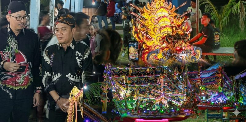 Kadisbudporapar Sumenep Faruk Hanafi bersama Syafwan Effendi dan Camat Pasongsongan meninjau langsung pelaksanaan Festival Paseser Pasongsongan 2026 di Pelabuhan Pasongsongan.