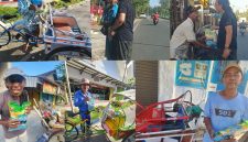 Abang becak di Sumenep tersenyum haru saat mendapatkan bantuan dari Program Berbagi Setiap Hari Detikzone.id, di tengah kondisi pendapatan yang tidak menentu setiap harinya.