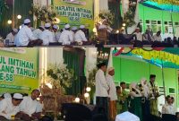 Suasana pengajian umum dan penerimaan piagam penghargaan pada hari kedua Haflatul Imtihan HUT ke-58 Tarbiyatus Shibyan Jadung Dungkek