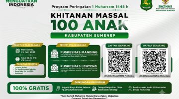 Kolaborasi Berkah, BAZNAS dan Dinkes Sumenep Siapkan Khitan Gratis 100 Anak di Momentum Muharram