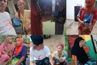 Penyaluran bantuan kepada warga kurang mampu dalam rangka Hari Ke-24 Program Berbagi Setiap Hari Detikzone.id di Kabupaten Sumenep