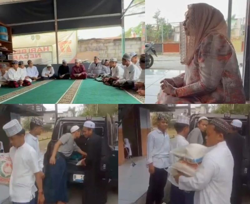 Praneda Care Foundation menyalurkan bantuan beras dan kebutuhan pokok kepada santri Pesantren Nurul Ikhlas Nizamuddin