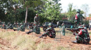 Latbakjatri Kodim 0827/Sumenep Tingkatkan Profesionalisme Prajurit