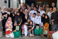 Arkana Berkah Nusantara, Vinty Arkana Nusantara, santunan anak yatim, anak yatim dan dhuafa, 11 Muharram 1448 Hijriah, 10 Muharram, Malang, Kecamatan Singosari, Kelurahan Pagentan, Jamaah Tahlil, PKK RT 01 RW 04, kegiatan sosial, kepedulian sosial, kolaborasi sosial, bantuan sosial, berbagi berkah, program sosial, CSR perusahaan, berita Malang, Muharram 2026.