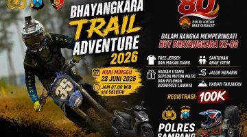 Polres Sampang Gelar Bhayangkara Trail Adventure 2026, Siapkan Motor Matic sebagai Hadiah Utama
