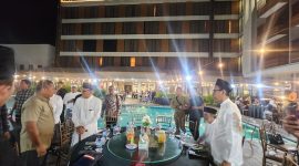 Suasana silaturahmi Danrem 084/Bhaskara Jaya bersama berbagai elemen masyarakat Kabupaten Sumenep sebagai upaya mempererat komunikasi, memperkuat kolaborasi, dan mendukung pelaksanaan Karya Bakti TNI AD Skala Besar 2026.