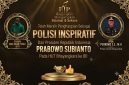 Founder BIP Foundation, H. Ali Zainal Abidin, memberikan apresiasi dan ucapan selamat kepada Ipda Purnomo atas penghargaan Presiden RI sebagai Polisi Inspiratif berkat dedikasinya di bidang kemanusiaan.