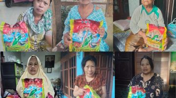 Ket Foto: Warga dhuafa menerima bantuan dari tim Detikzone.id dalam Program Berbagi Setiap Hari yang memasuki hari ke-35. Penyaluran bantuan dilakukan secara door to door sebagai implementasi Jurnalisme Ihdinas Sirotol Mustaqim dan wujud kepedulian sosial Detikzone.id kepada masyarakat yang membutuhkan.
