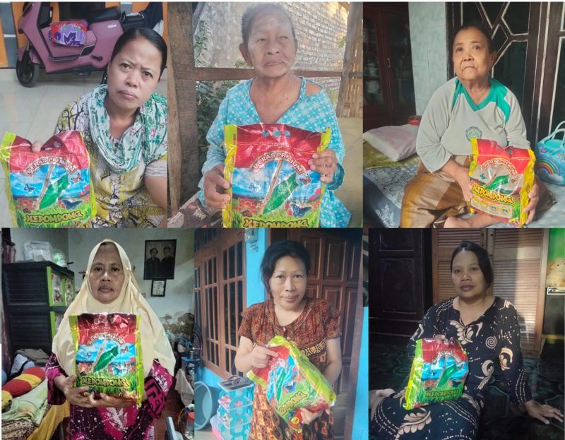 Ket Foto: Warga dhuafa menerima bantuan dari tim Detikzone.id dalam Program Berbagi Setiap Hari yang memasuki hari ke-35. Penyaluran bantuan dilakukan secara door to door sebagai implementasi Jurnalisme Ihdinas Sirotol Mustaqim dan wujud kepedulian sosial Detikzone.id kepada masyarakat yang membutuhkan.