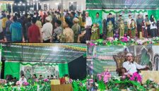 Ket Foto: Ribuan jamaah memadati Pengajian Akbar yang menjadi puncak Haflatul Imtihan LPI Imaduddin di Dusun Sumber Manis, Desa Panaongan, Kecamatan Pasongsongan, Kabupaten Sumenep. KH. Kholil Yasin, M.Pd.I., menyampaikan tausiyah tentang pentingnya membangun generasi berilmu yang berlandaskan adab dan akhlakul karimah.
