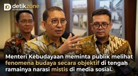 Menteri Kebudayaan meminta publik melihat fenomena budaya secara objektif di tengah ramainya narasi mistis di media sosial. Foto: istimewa)