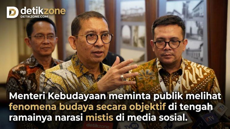 Menteri Kebudayaan meminta publik melihat fenomena budaya secara objektif di tengah ramainya narasi mistis di media sosial. Foto: istimewa)