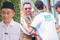 Kiri, Arief Camra; kanan, Founder Yayasan Bani Insan Peduli (BIP), H. Ali Zainal Abidin