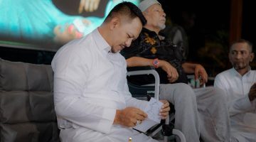 Foto: Owner Bani Group, Ali Zainal Abidin, menerima kunjungan silaturahmi Sayyid Habib Syaihon bin Mustofa Al Bahar (Wan Sehan) di Pendopo Utama Bani Group, Pamekasan, Jumat (17/7/2026). Pertemuan yang berlangsung dua hari setelah pembubaran Yayasan Bani Insan Peduli itu dimaknai sebagai momentum penguatan ruh perjuangan dan semangat kemanusiaan bagi para relawan BANI.
