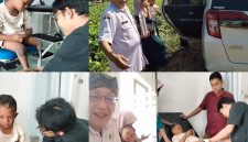 Agus Sugianto, S.Pd., Kepala SDN Panaongan III Sumenep, mendampingi Irsya saat menjalani proses pengukuran kaki palsu di Klinik Assalamah Pamekasan. Berkat kolaborasi bersama Bang Ali Zainal Abidin dan kreator konten Deny Puja Pranata (Mana-mana), harapan Irsya untuk dapat berdiri dan berjalan kini mulai menjadi kenyataan.