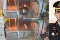 Korban memperlihatkan rekaman CCTV yang disebut menjadi salah satu petunjuk dalam penyelidikan kasus dugaan curanmor di Pasongsongan.