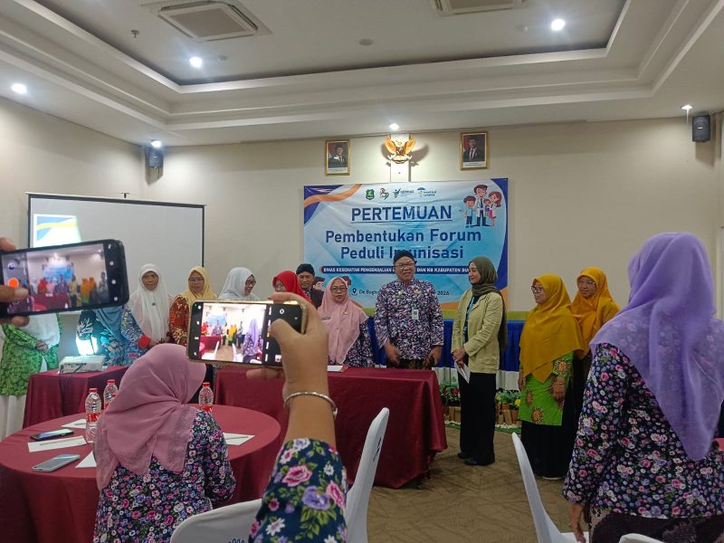 Ket foto: Pertemuan pembentukan Forum Peduli Imunisasi (Forpensi) Kabupaten Sumenep yang digelar Dinkes P2KB bersama berbagai unsur lintas sektor, Kamis (27/8/2026).