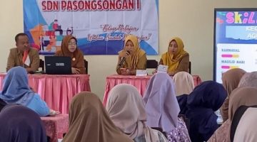 Suasana rapat sosialisasi SDN Pasongsongan 1 yang dihadiri seluruh wali murid sebagai bentuk penguatan sinergi antara sekolah dan orang tua dalam mendukung peningkatan mutu pendidikan
