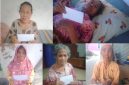 Santunan kepada lansia penderita stroke dan kaum dhuafa pada Hari ke-64 Program Berbagi Setiap Hari di Kabupaten Sumenep.