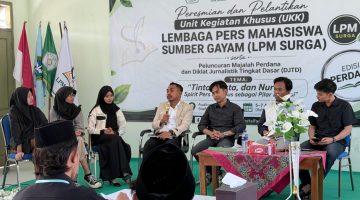 Di STAIFA Pamekasan, Ketua AJP Tanamkan Mental Baja kepada Jurnalis Kampus Se-Madura