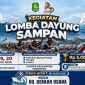 Ket Foto: Pamflet Lomba Dayung Sampan dalam rangka menyemarakkan Hari Jadi Kabupaten Sumenep 2026 yang digelar di Pelabuhan Kayuaro, Kecamatan Kangayan, 18–20 Agustus 2026.