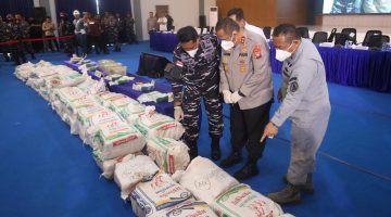 TNI AL Gagalkan 1,3 Ton Ketamine, Nilai Peredaran Capai Rp4,55 Triliun