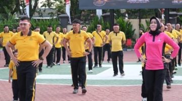 Merah Putih, Sportivitas, dan Tawa Bersatu, Polresta Sumenep Semarakkan HUT RI ke-81