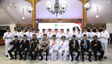 Pengukuhan Paskibraka Kabupaten Sumenep 2026 di Pendopo Agung Keraton Sumenep, Sabtu (15/8/2026), sebagai momentum menanamkan integritas, disiplin, dan semangat kebangsaan kepada generasi muda.