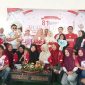 Ket Foto: Pimpinan Ayunda Group Bambang Budianto bersama karyawan dan peserta JJS saat memeriahkan HUT ke-81 Kemerdekaan RI di Pamekasan, Sabtu (22/8/2026).