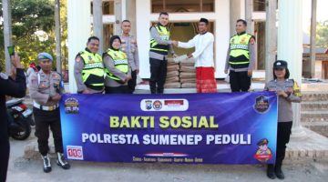 Kapolresta Sumenep Peduli Rumah Ibadah