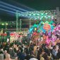 Ket foto: Ribuan warga memadati Lapangan GOR A. Yani Sumenep saat pembukaan Madura Night Vaganza 2026, Rabu malam (26/8/2026).