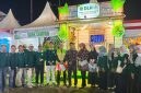 Ket Foto: Kepala DLH Sumenep Anwar Syahroni Yusuf bersama jajaran saat sesi foto di depan stan DLH pada Pameran Pembangunan Madura Night Vaganza (MNV) 2026 di GOR A. Yani Pangligur, Sumenep.