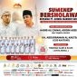 Ket Foto: Poster Sumenep Bersholawat bersama PT Arinna Makmur Sentosa yang akan digelar pada 1 September 2026 di GOR A Yani Sumenep, menghadirkan Habib Ali Zainal Abidin Assegaf, Gus Kautsar, Haddad Alwi dan Sulis dalam rangka memperingati Maulid Nabi Muhammad SAW.