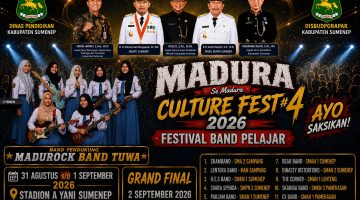 Festival Band Pelajar se-Madura Ramaikan MCF 2026 Malam Ini, Disbudporapar dan Disdik Sumenep Beri Ruang Kreativitas